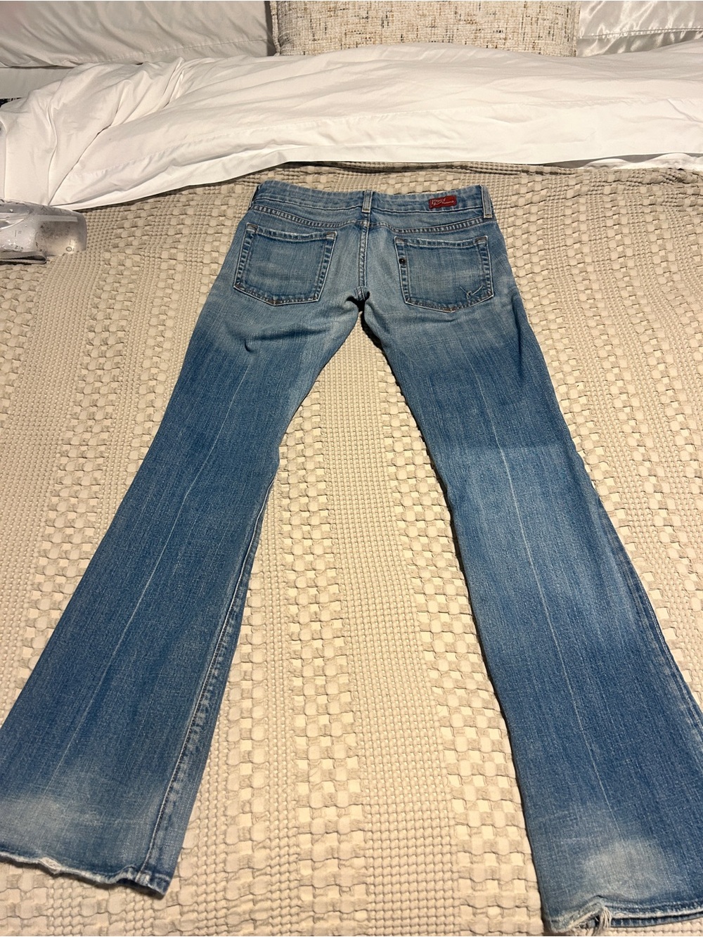 Citizens Of Humanity Blue Flare Jeans - Mid Wash - Picture 4 of 6